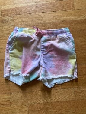 Girl's Cat & Jack Rainbow Jean Shorts